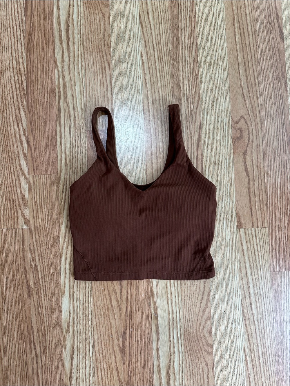 Lululemon brown ribbed align tank
